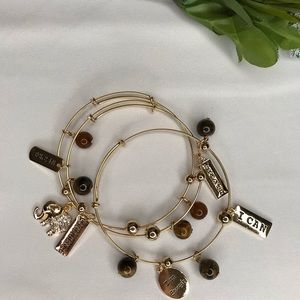 Bangle Bracelets with Charms.